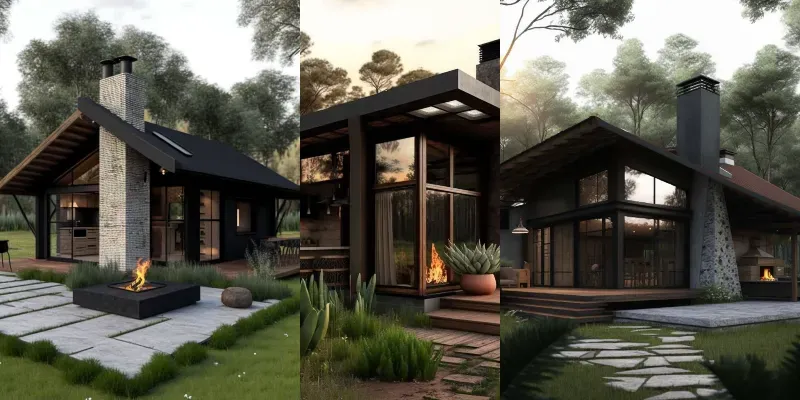 Modern Baita Architecture Designs generated by undefined