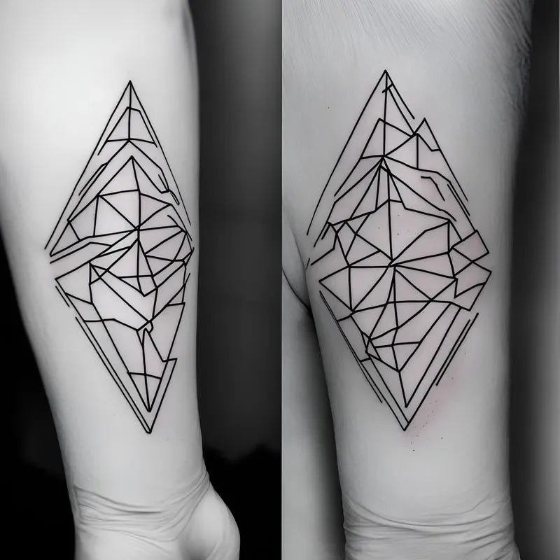 Linework Geometric Tattoo Designs