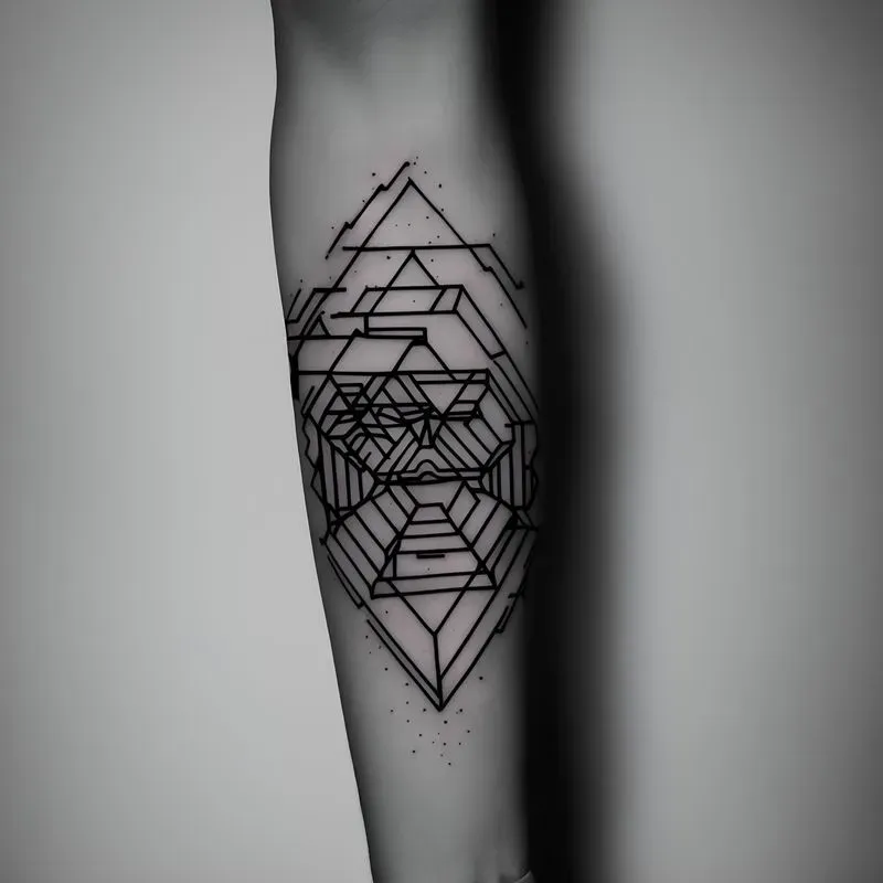 Linework Geometric Tattoo Designs