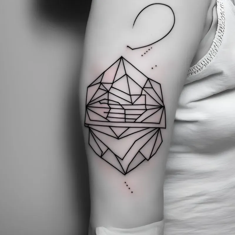 Linework Geometric Tattoo Designs