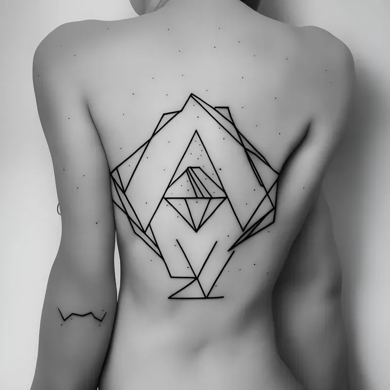 Linework Geometric Tattoo Designs