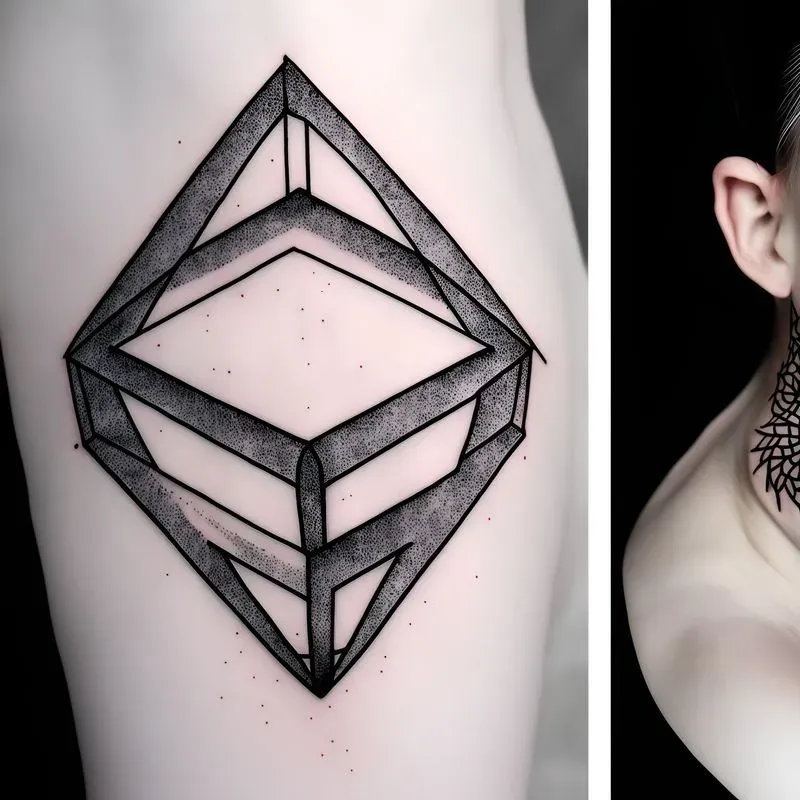 Linework Geometric Tattoo Designs