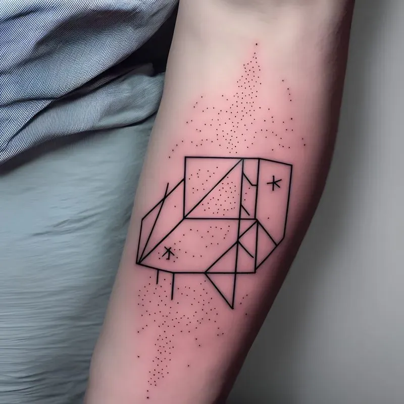 Linework Geometric Tattoo Designs