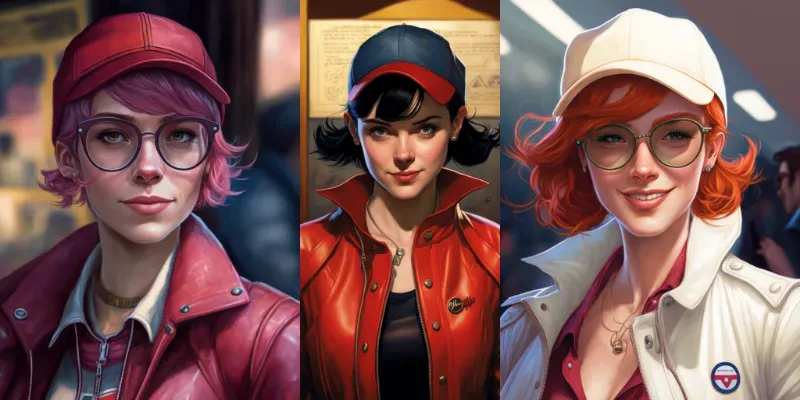 Comic Style Portraits generated by undefined