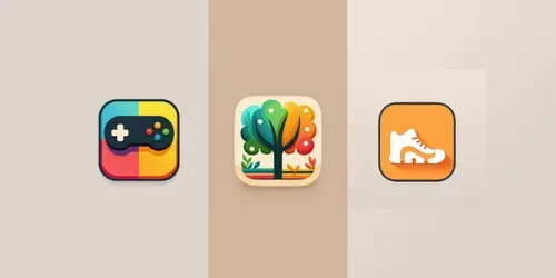 Modern App Logos For Ios Android generated by midjourney