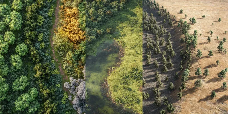 Biome Border Landscapes generated by undefined