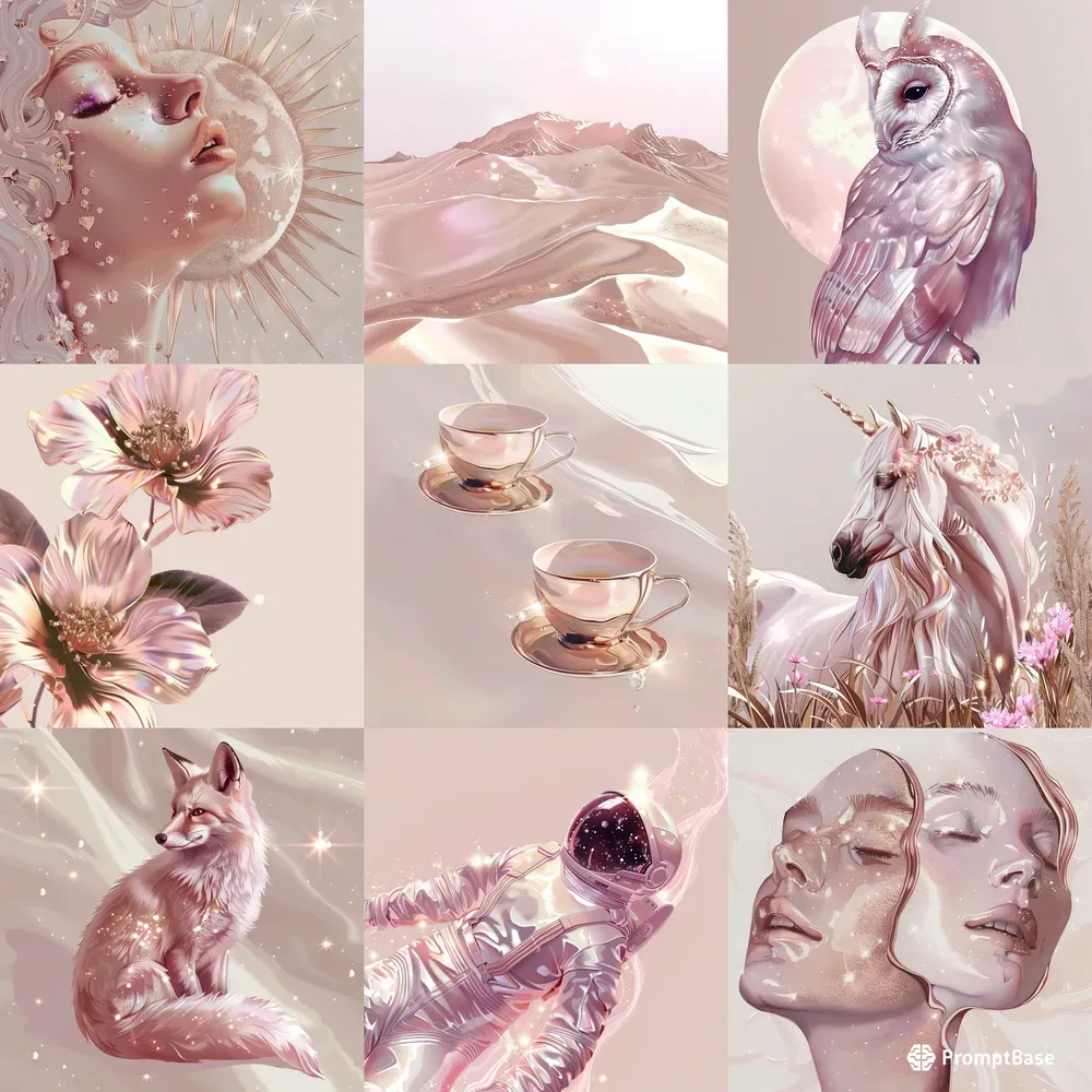 Dreamlike Watercolor Oil Fusions