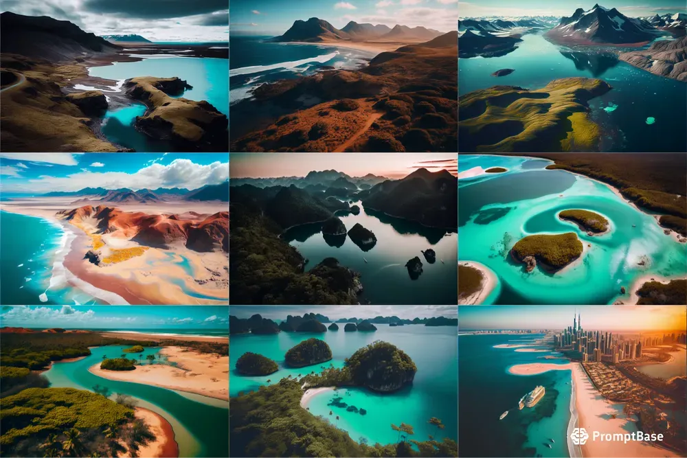 Drone Shot Cinematic Wallpapers