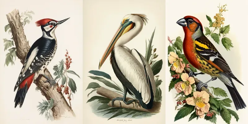 Beautiful Birds generated by undefined