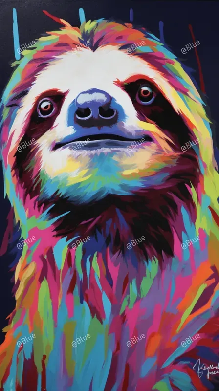 Colorful Animals Art Prints