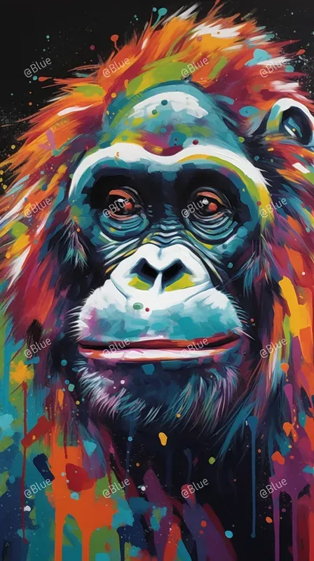 Colorful Animals Art Prints