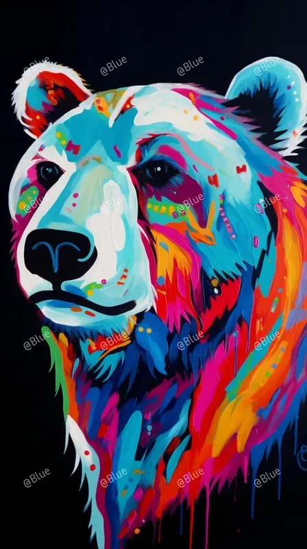 Colorful Animals Art Prints