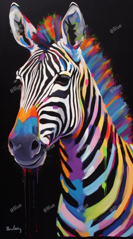 Colorful Animals Art Prints