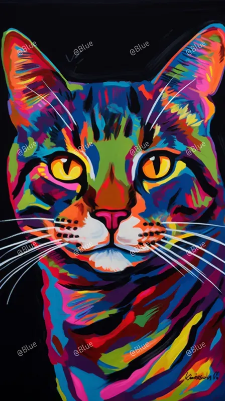 Colorful Animals Art Prints