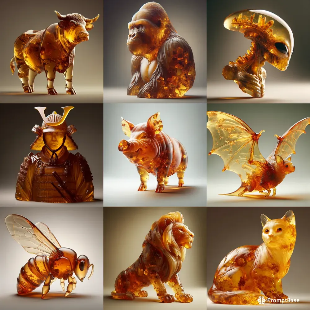 Resin 3D Sculptures