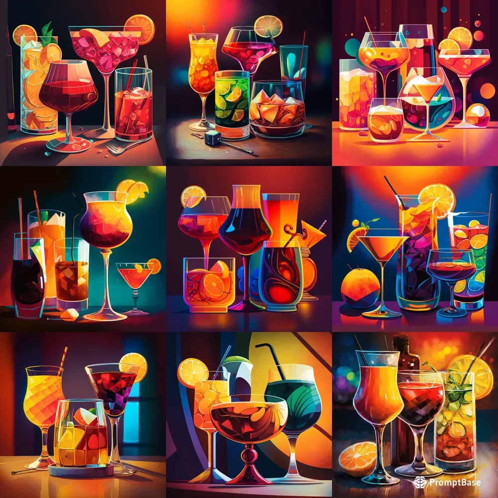 Vibrant Cocktails