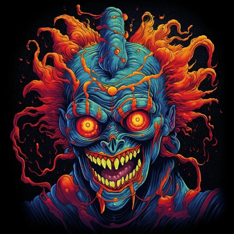 Vibrant Diabolical Tshirt Designs