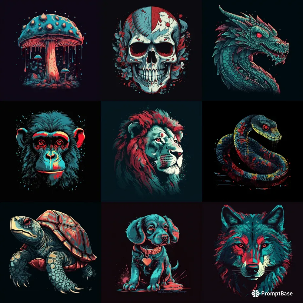 Vintage Style With Black Backgrounds