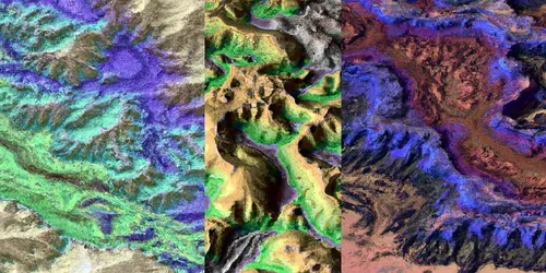 Alien Topographies generated by dalle
