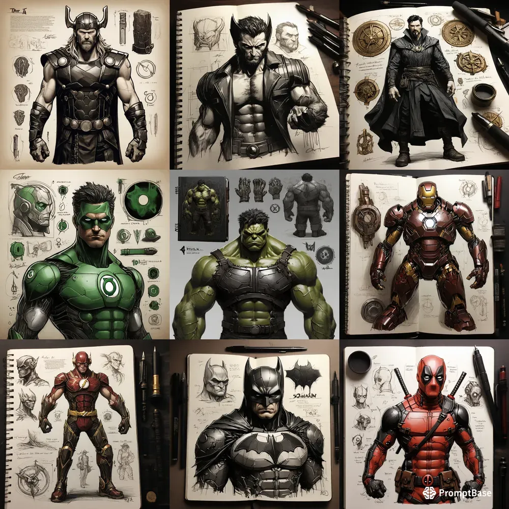 Hero Sketchbooks