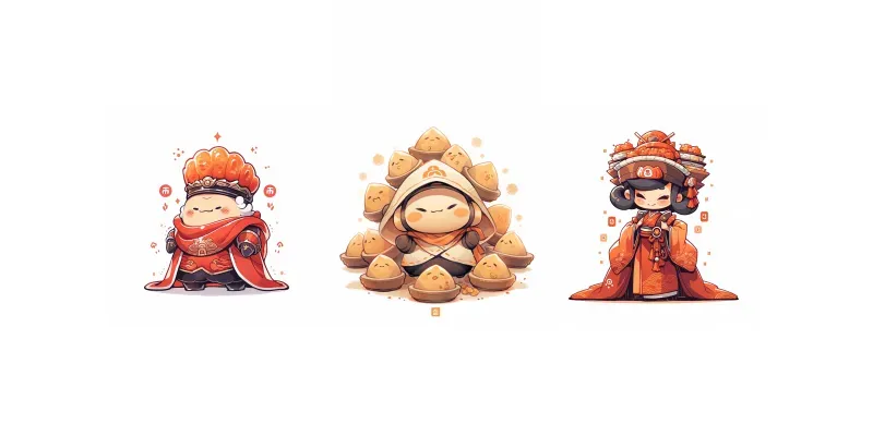 Cute Chinese Anime Manga Characters generated by undefined