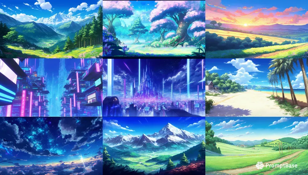 Anime Landscapes Backgrounds