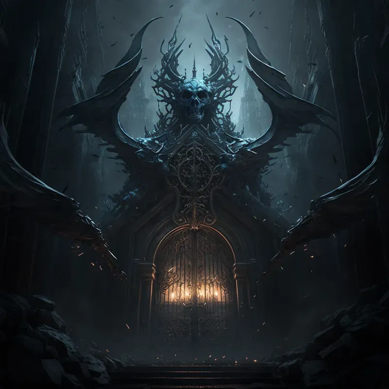 Dark Fantasy Art Gates