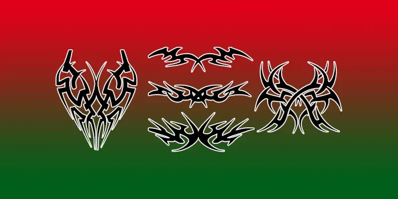 Tribal tattoos generated by undefined