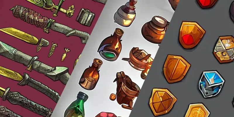 Unique RPG Icons generated by undefined