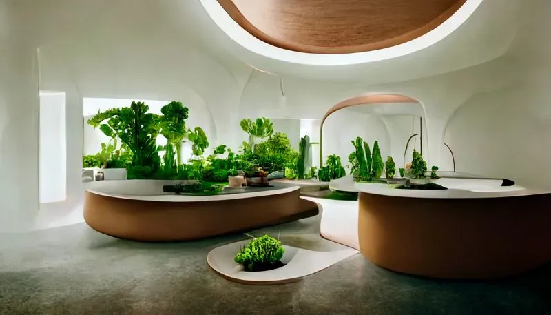 Futuristic Botanical Interiors