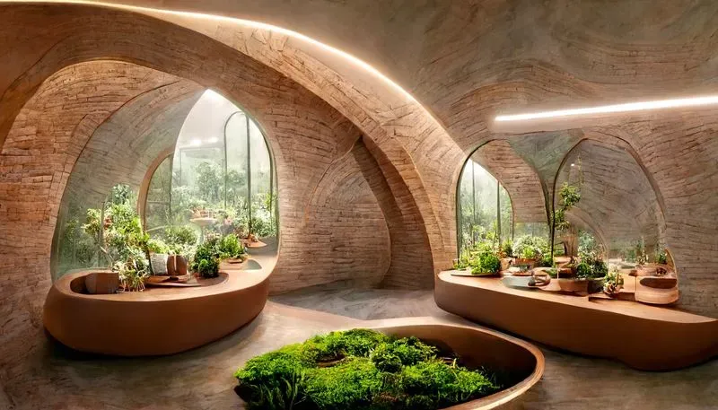 Futuristic Botanical Interiors