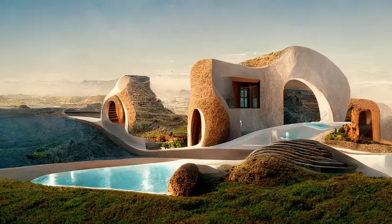 Organic Hillside Villa