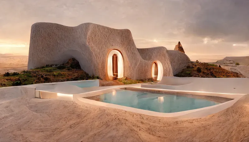 Organic Hillside Villa