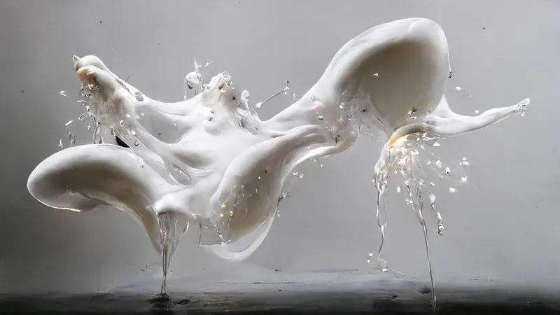 Sculptural Fluid Splash