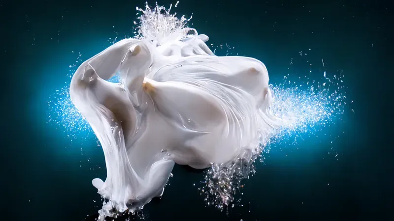Sculptural Fluid Splash