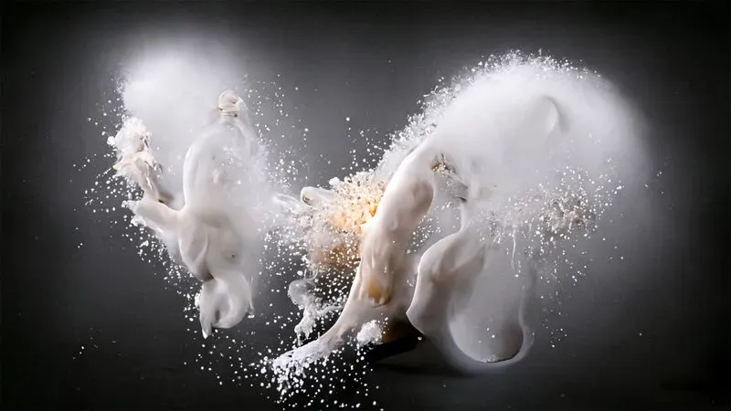 Sculptural Fluid Splash