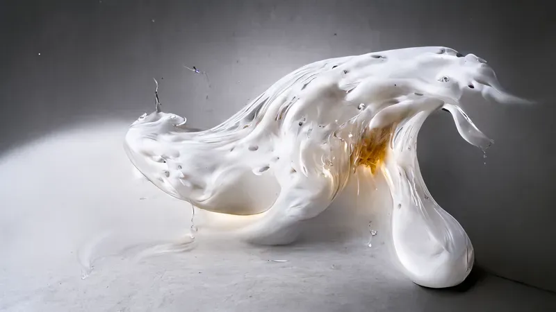 Sculptural Fluid Splash