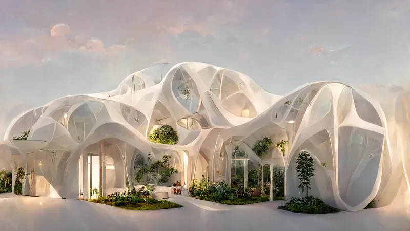 Solar Punk Architectural Villa