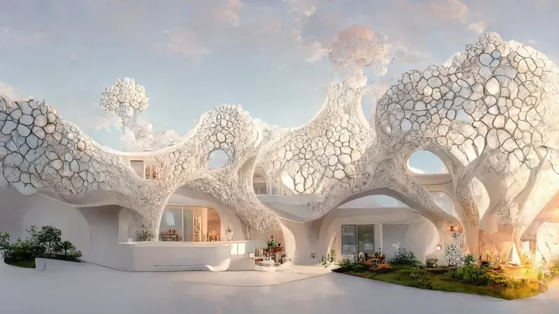 Solar Punk Architectural Villa