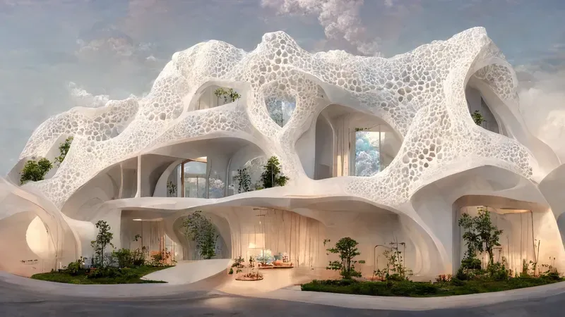 Solar Punk Architectural Villa