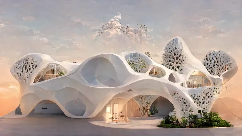 Solar Punk Architectural Villa