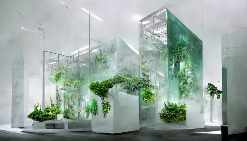 Futuristic Architectural Terrarium