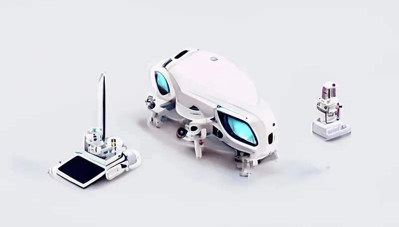 Cute 3D Robot Icon