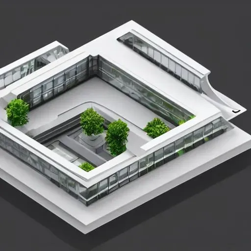 Isometric 3D Buildings