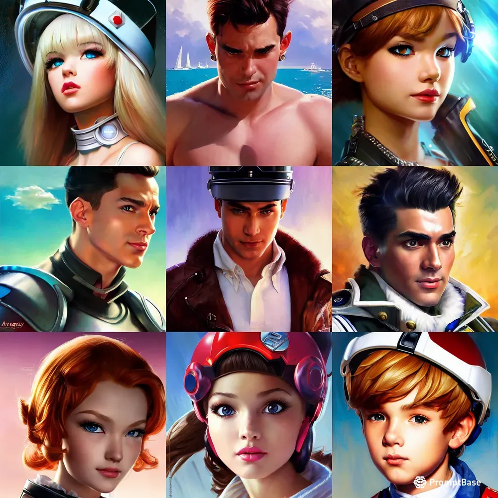 Cyber Pop Avatars Game Assets