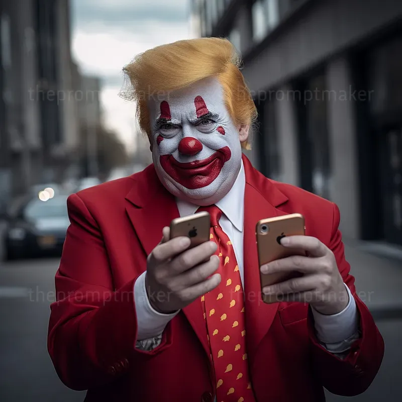 Clown Selfies In The Style Mcdonaldpunk
