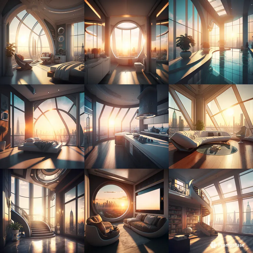 Luxury Penthouse Interiors Indoor Design