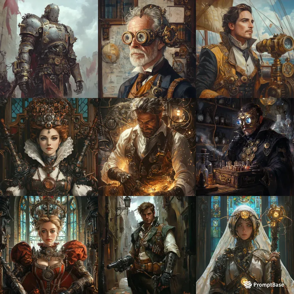 Steampunk Renaissance Portraits