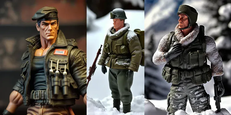 Action Man Figures generated by undefined