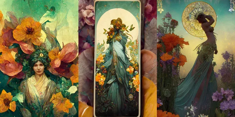 Tarot Card Art generated by undefined